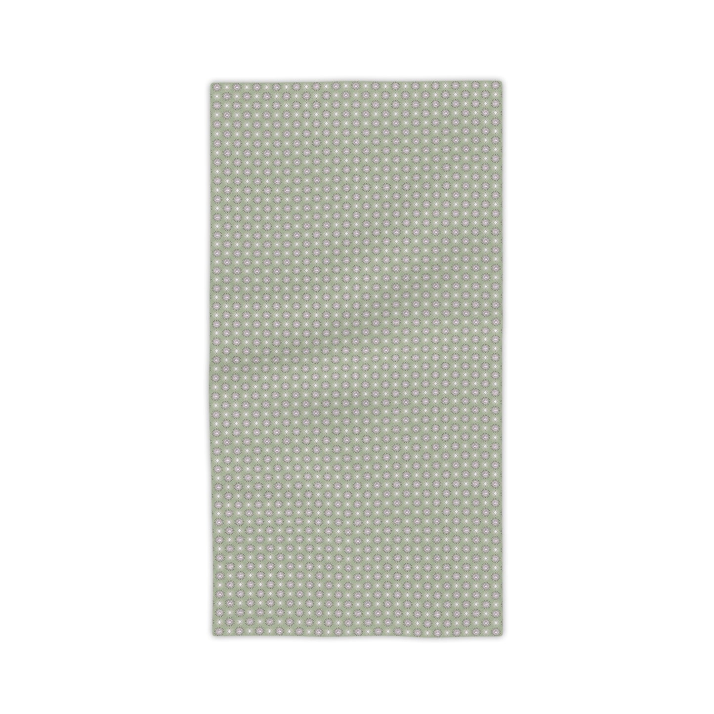 Olive Star-crossed Bodies Beach Towel, 24" x 44"