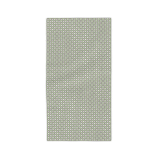 Olive Star-crossed Bodies Beach Towel, 24" x 44"
