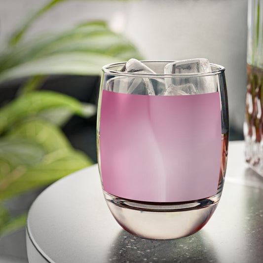 Pink Blush Fade Whiskey Glass, 6 oz