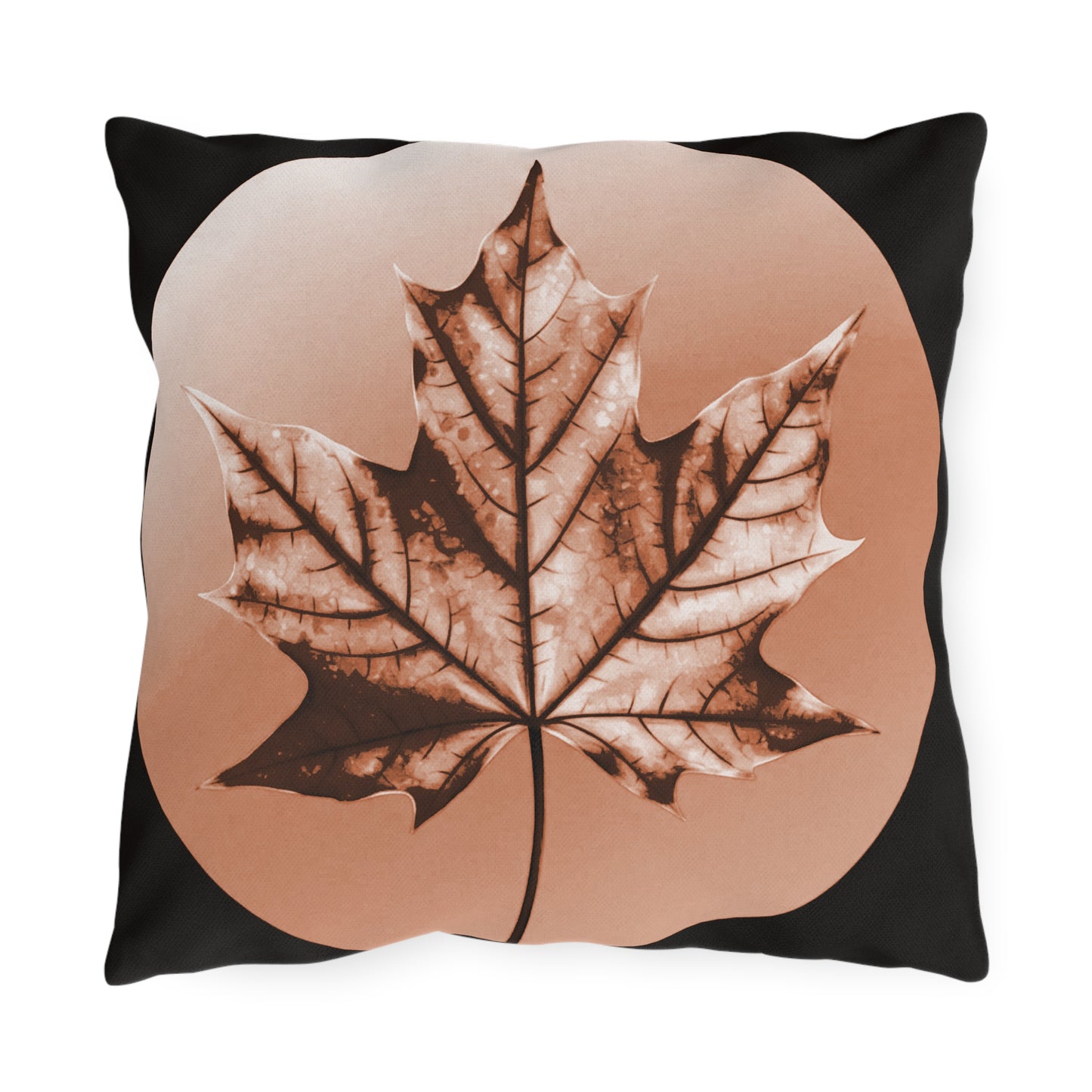 Soft Maple Leaf 16" x 16" Outdoor Pillow