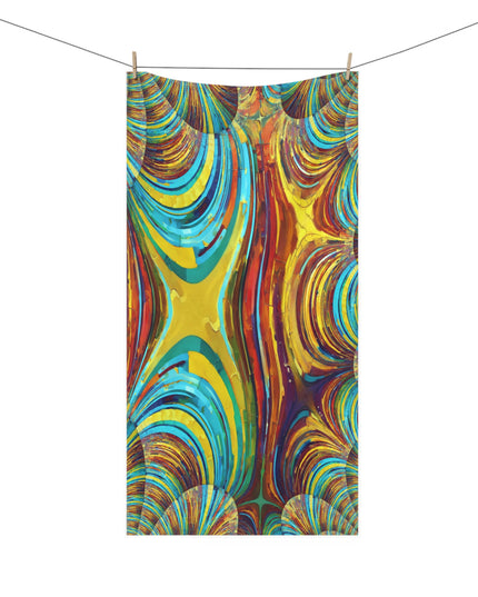 Uzi Spiral Alpha Mink-Cotton Towel (50% polyester, 50% cotton),  30" x 60"