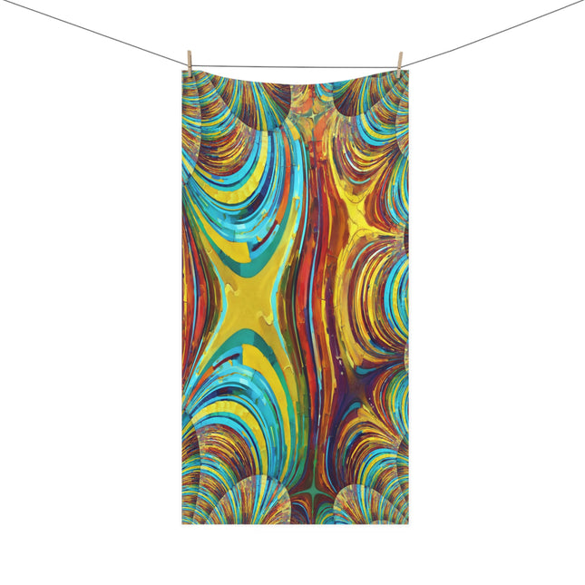 Uzi Spiral Alpha Mink-Cotton Towel (50% polyester, 50% cotton),  30" x 60"