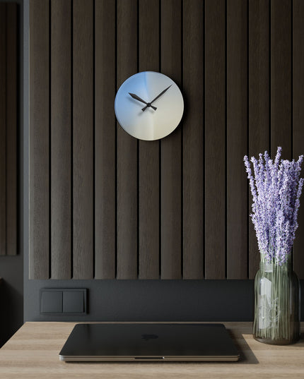 Cobalt Fade Acrylic Round Wall Clock, 8" x 8"