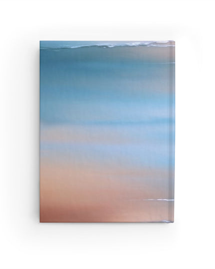Blue Sea Peach Fog 5" x 7" Journal - 128 Blank pages