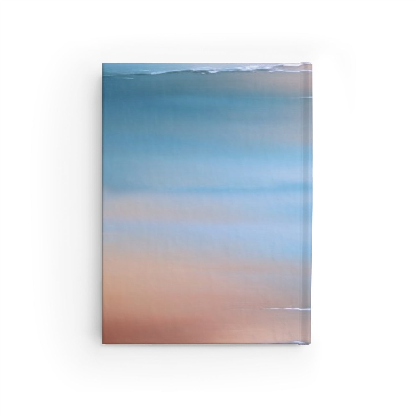 Blue Sea Peach Fog 5" x 7" Journal - 128 Blank pages