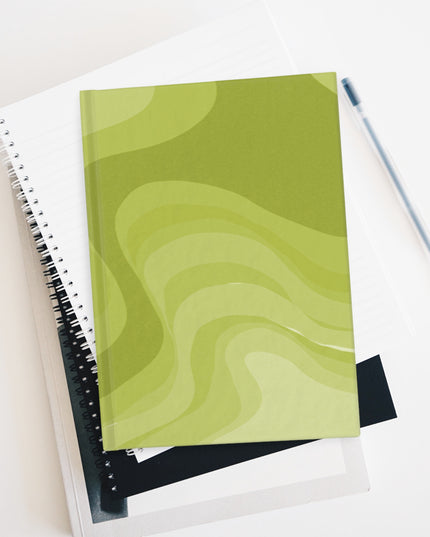 Lemon Wavey 5" x 7" Journal - 128 Blank pages