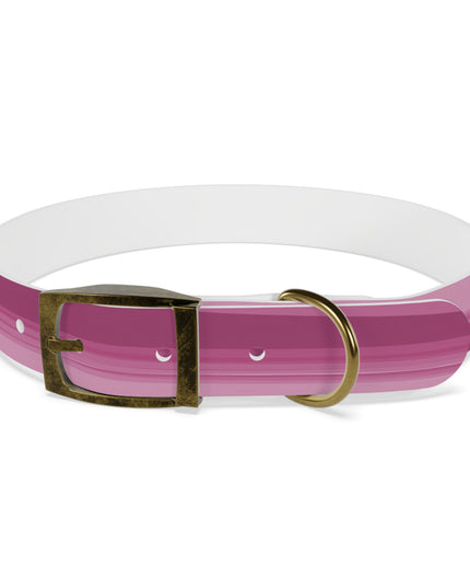 Pinky Mauve Wavey Large Dog Collar