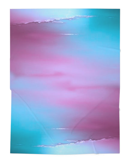 Wine Sea Blue Fog Baby Swaddle 30″×40″ Blanket