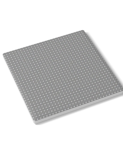 Desaturated Star-crossed Bodies Square Ceramic Coaster, 4" x 4"
