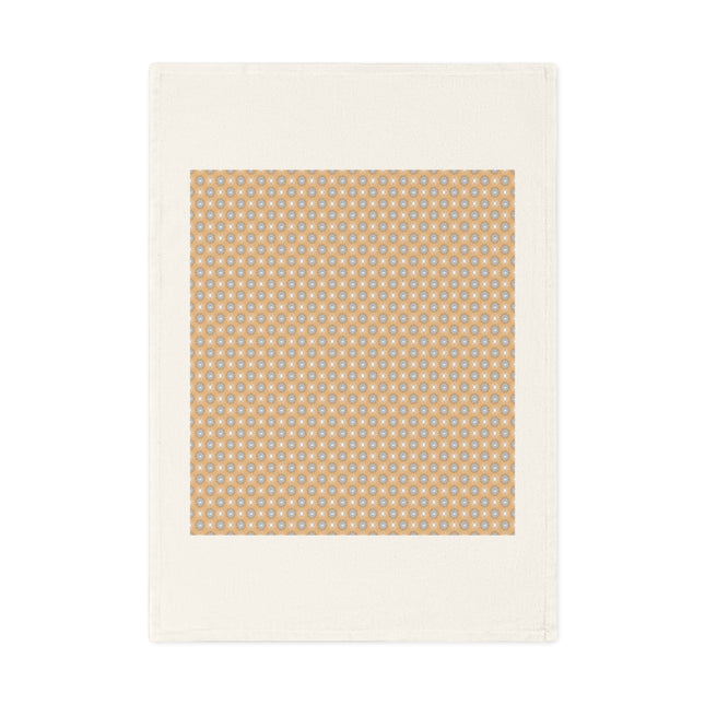 Tan Sunset Star-crossed Bodies Cotton Tea Towel 19.6" x 27.5"