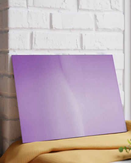 Soft Lavender Fade 8" x 11" Glass Cutting Board