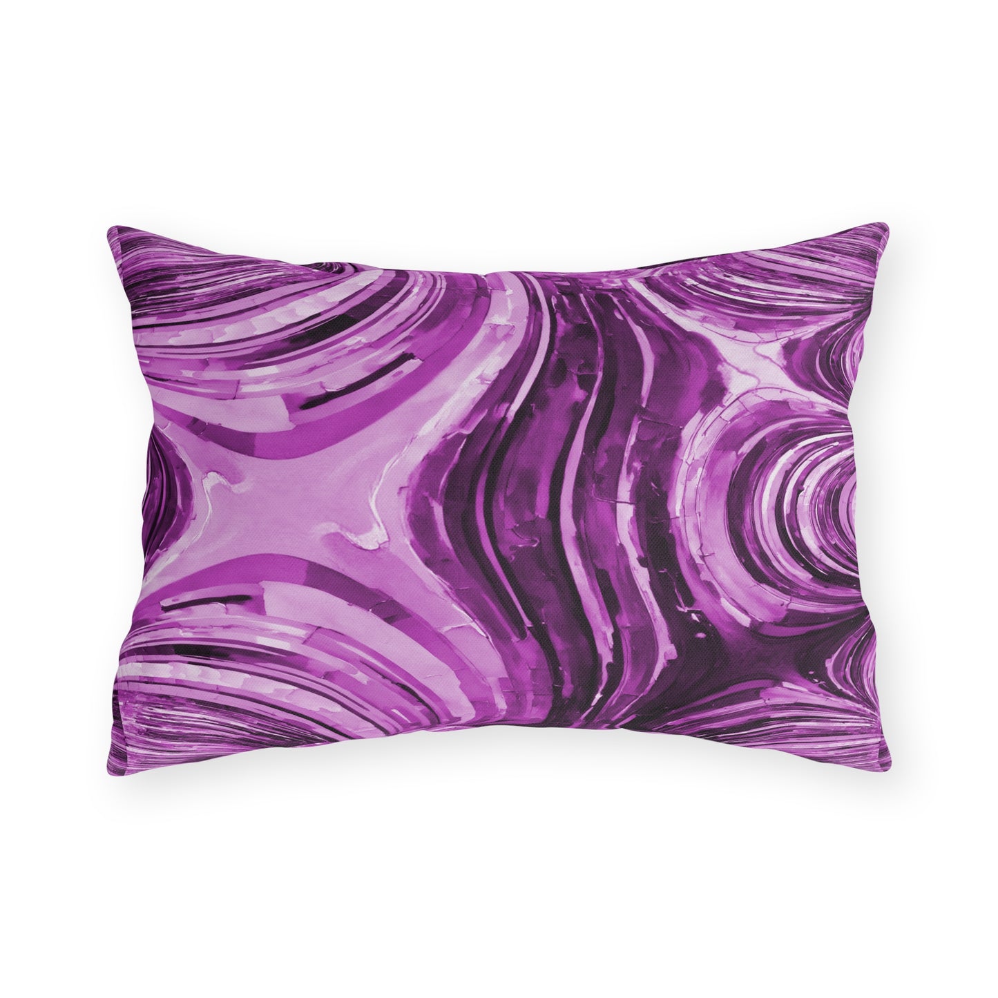 Uzi Spiral Powder Lavender 20" x 14" Outdoor Pillow