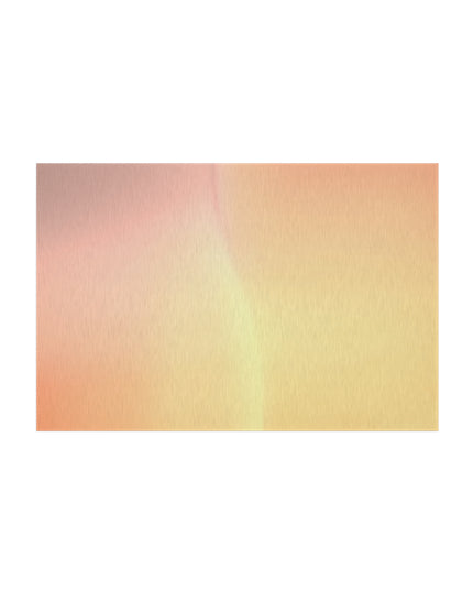 Hot Peach Fade Outdoor Rug, 36" x 60"