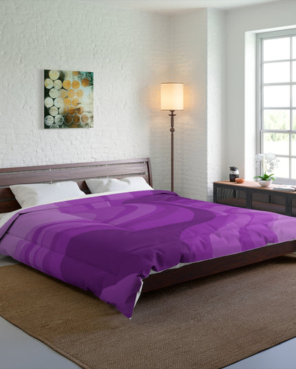 Wavey Purple Wavey 104" × 88" Comforter