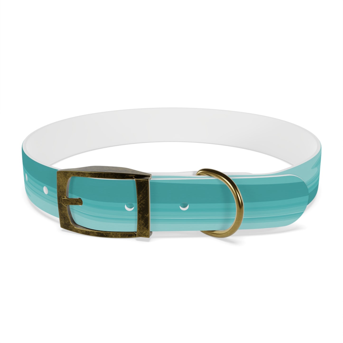 Tif Green Wavey Large Dog Collar
