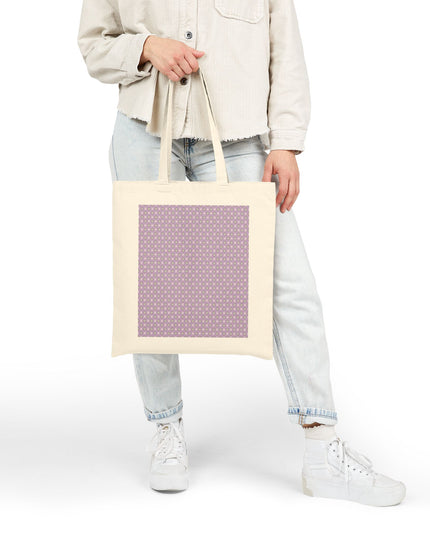 Lavender Star-crossed Bodies Cotton Canvas Tote Bag