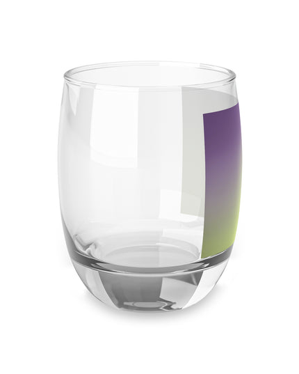 Purple Golden Fade Whiskey Glass, 6 oz