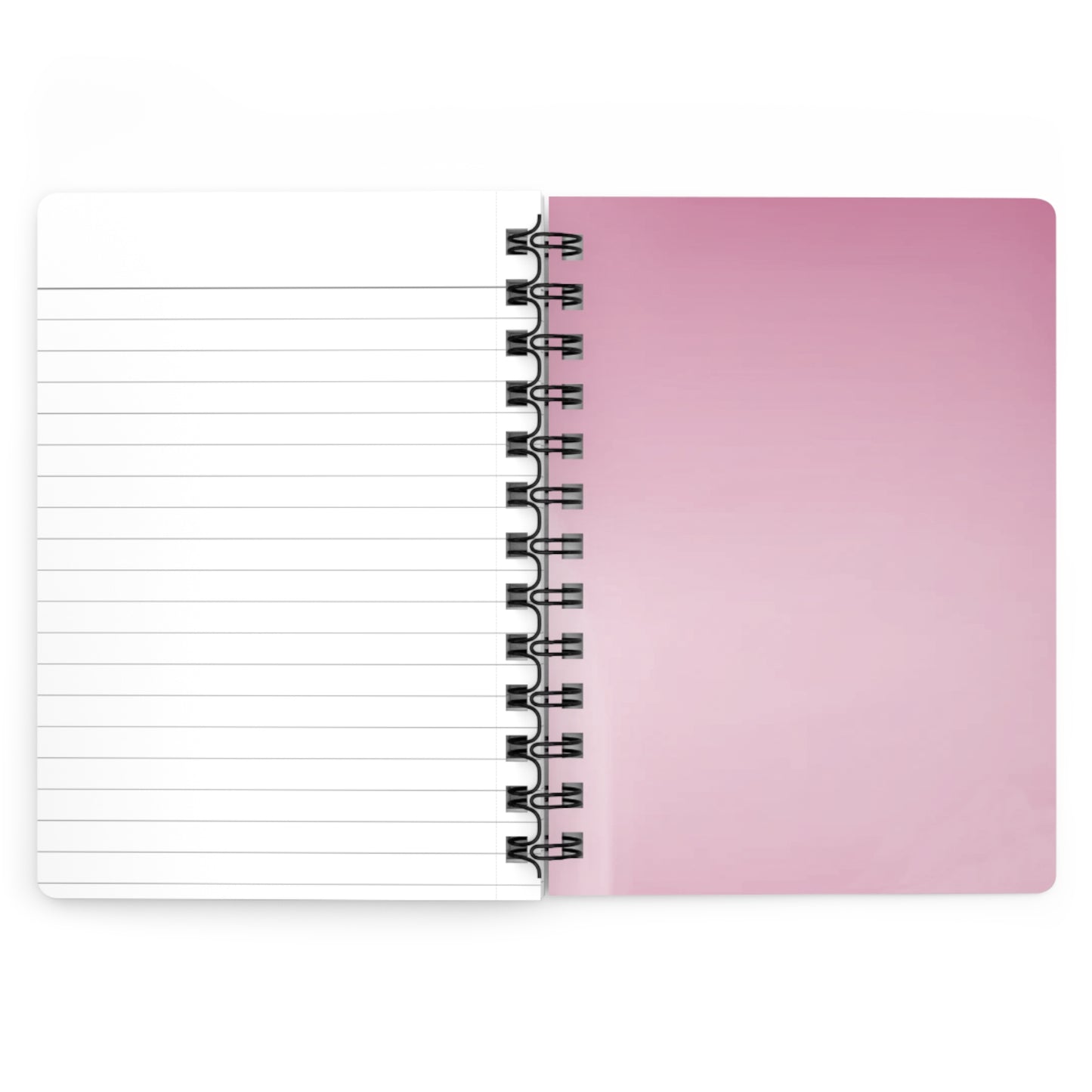 Pink Blush Fade Spiral Bound Journal, 5" x 7" 150 pages