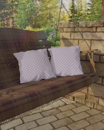 Pink Mornings Star-crossed Bodies 16" x 16" Outdoor Pillows