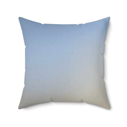 Cobalt Fade 20" x 20" Faux Suede Square Pillow