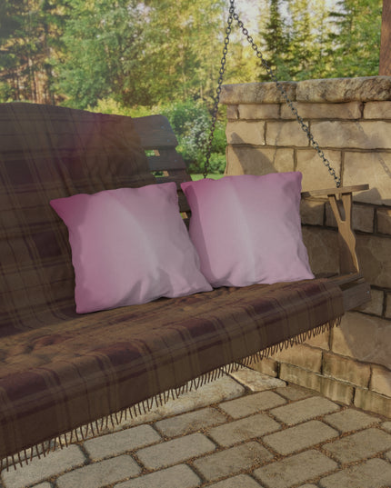 Pink Blush Fade 16" x 16" Outdoor Pillow
