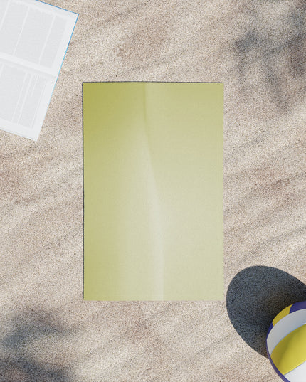 Lemon Fade Beach Towel, 18" x 27"