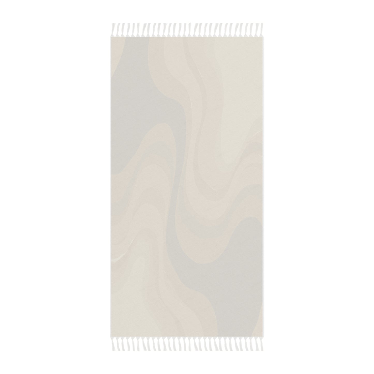 Brown Wavey 38" × 81" Boho Beach Cloth