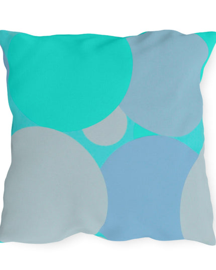 Pastel Tan and Tif Patches 20" x 20" Outdoor Pillows
