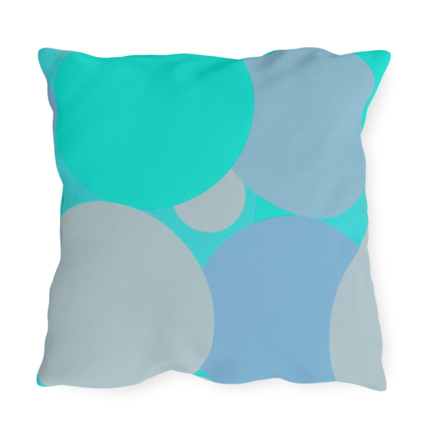 Pastel Tan and Tif Patches 20" x 20" Outdoor Pillows