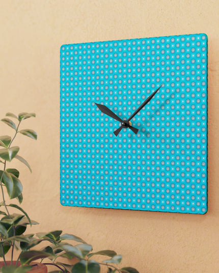 Tif Green Star-crossed Bodies Acrylic Wall Clock, Round or Square, 10.75" x 10.75"