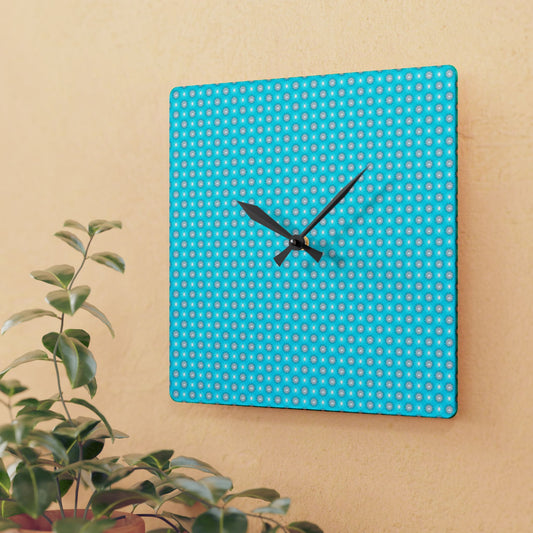 Tif Green Star-crossed Bodies Acrylic Wall Clock, Round or Square, 10.75" x 10.75"