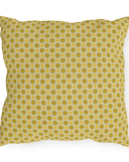 Lemongrass Star-crossed Bodies 16" x 16" Outdoor Pillow