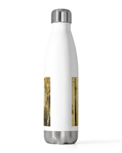 Striped Light Brown 20oz Insulated Water Bottle
