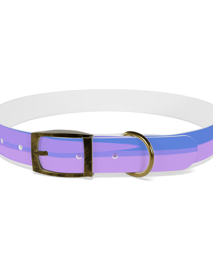 Pastel Purple Family Patches Extra Large Dog Collar