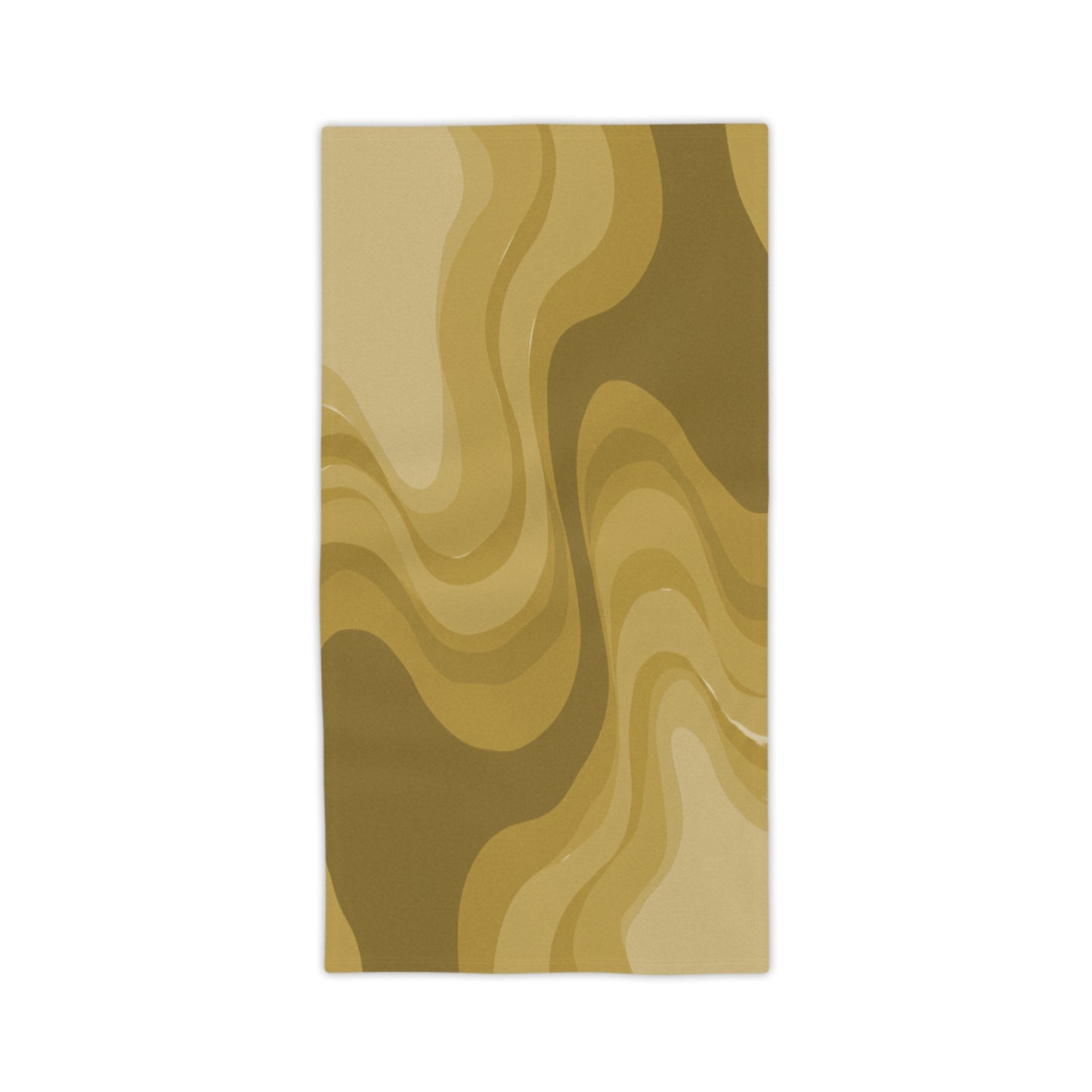 Brown Wavey Beach Towel, 24" x 44"