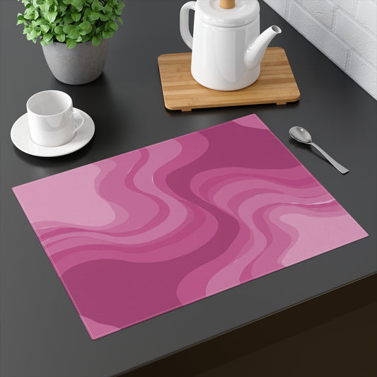 Pinky Mauve Wavey Placemat, 1 pc