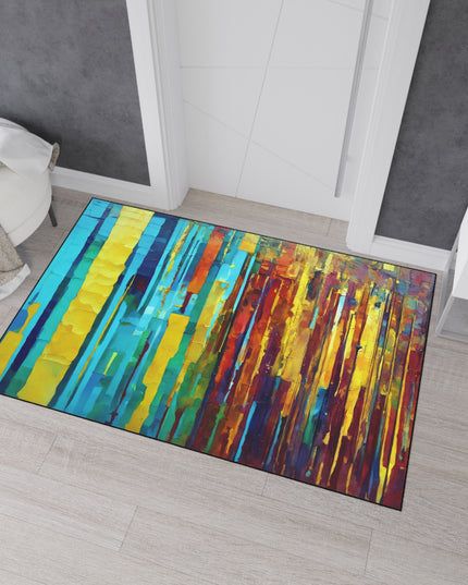 Striped Alpha 48" x 72" Heavy Duty Floor Mat