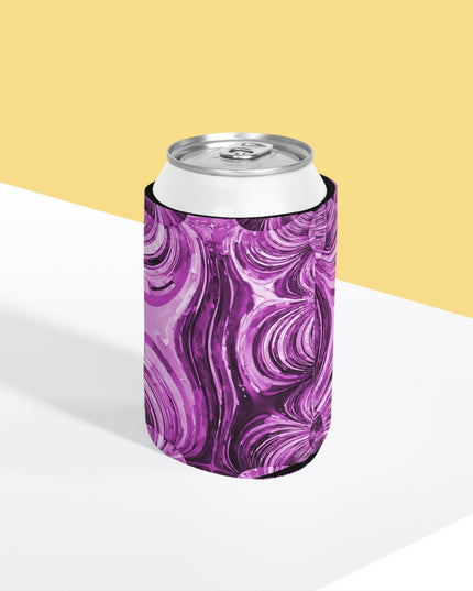 Uzi Spiral Powder Lavender 12 oz Can Cooler Sleeve