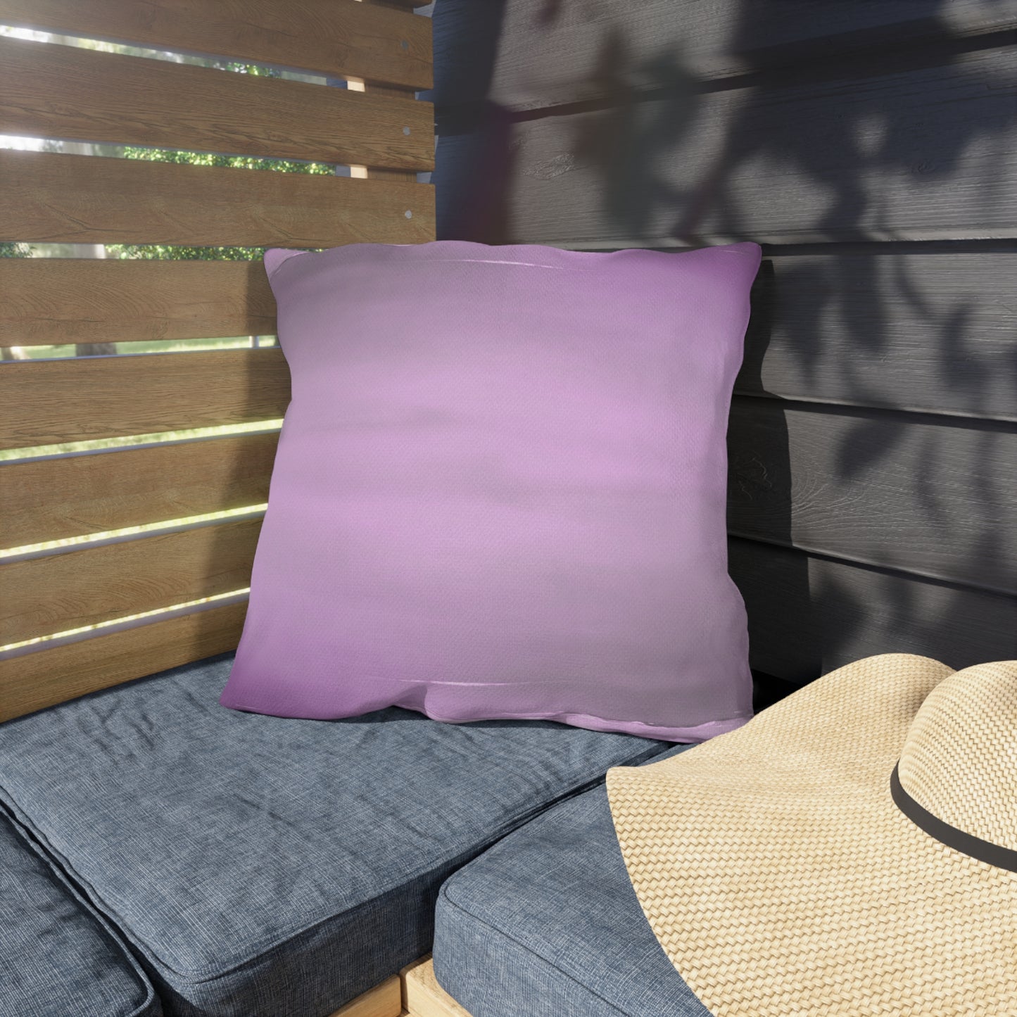 Dark Pink Sea Amethyst Fog 18" x 18" Outdoor Pillows