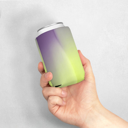 Purple Golden Fade 12 oz Can Cooler Sleeve