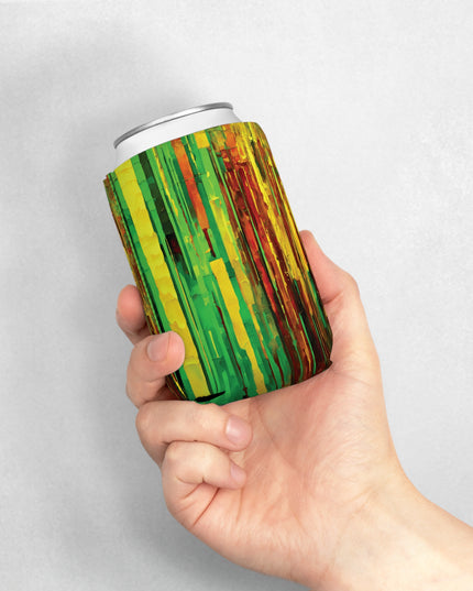 Striped Beta 12 oz Can Cooler Sleeve