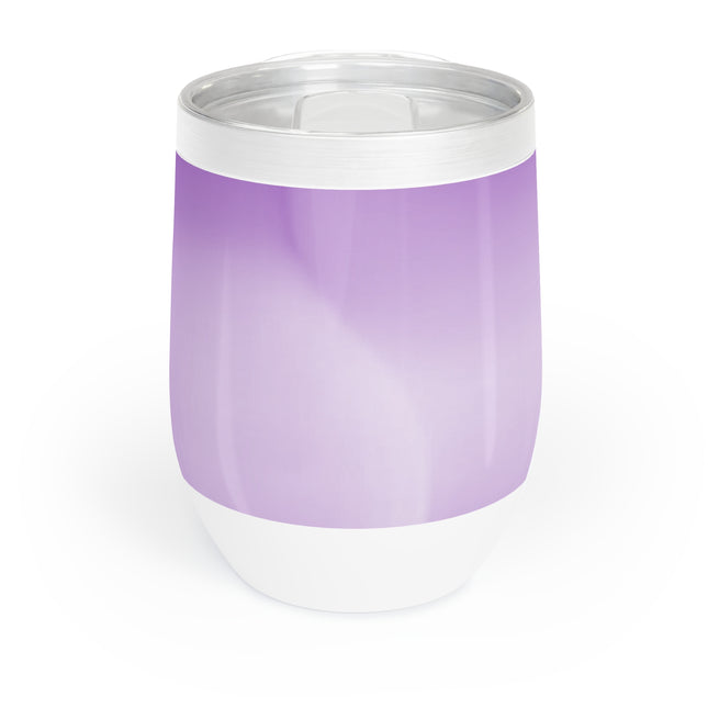 Soft Lavender Fade 12 oz Chill Wine Tumbler