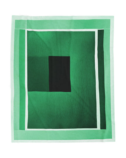 MInt Shadow Velveteen Plush Blanket, 50" x 60"