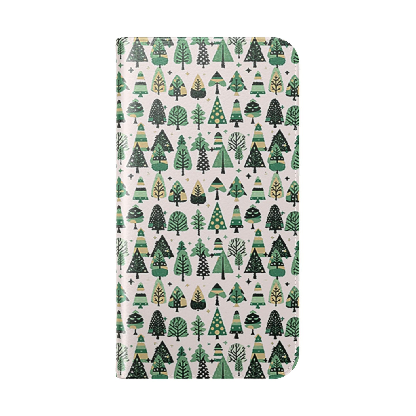 Mini Vintage Green Trees Flip Cases, Iphone 15 Plus