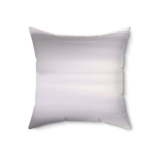 Sephia Sea Dark Fog 18" x 18" Faux Suede Square Pillow