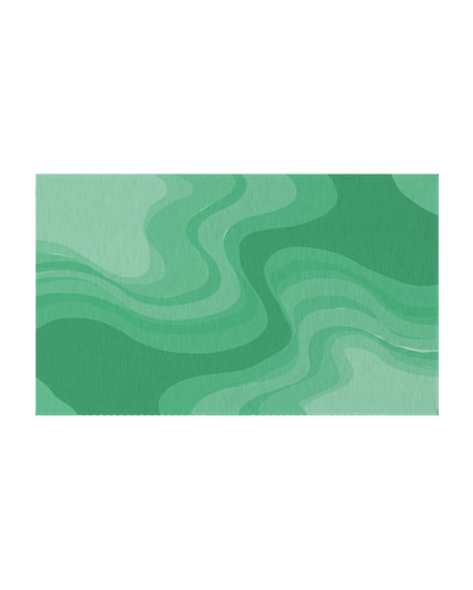 Mint Green Wavey 36" x 60" Outdoor Rug