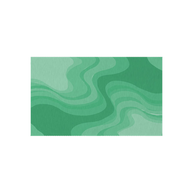 Mint Green Wavey 36" x 60" Outdoor Rug