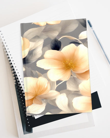 Soft Blossom Floral Bunch Journal - 128 Ruled Line pages, 5" x 7"