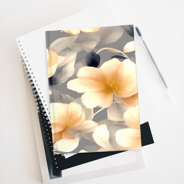Soft Blossom Floral Bunch Journal - 128 Ruled Line pages, 5" x 7"