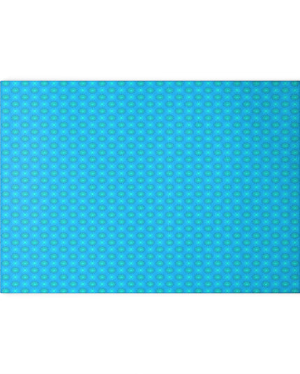 Light Blue Star-crossed Bodies Glass Cutting Board,  8" x 11"